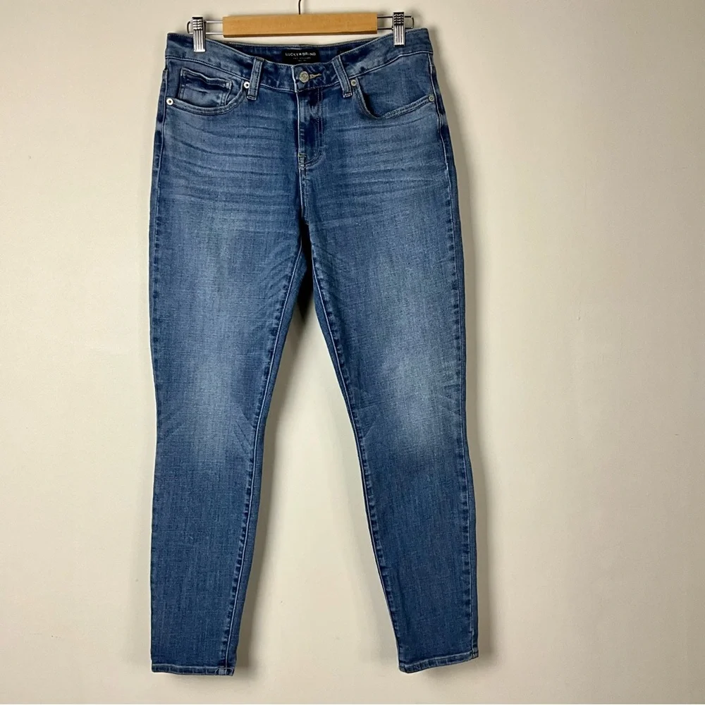 Lucky Brand Jeans Low Rise: 9” Skinny Lolita Jeans Size 12/31R - Picture 2 of 16
